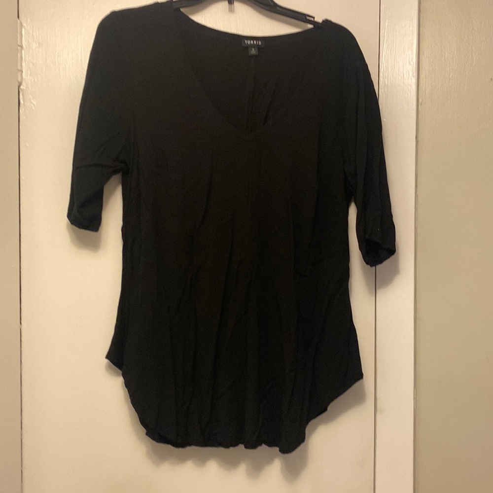 Black torrid shirt size 0